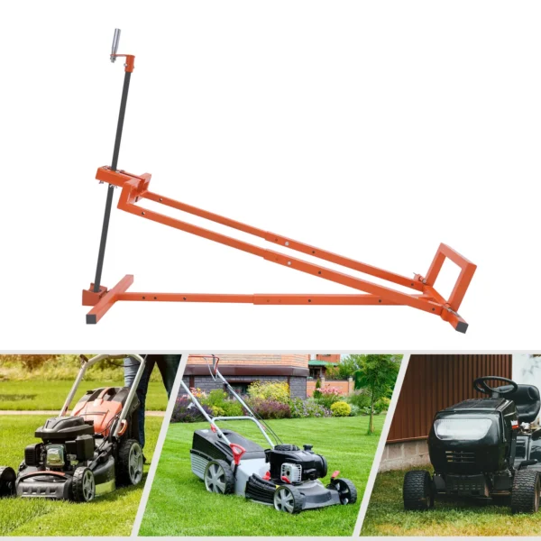 Cric Élévateur Télescopique pour Tondeuse et Tracteur de Jardin – Outil d’Entretien Facile et Sécurisé - Image 11