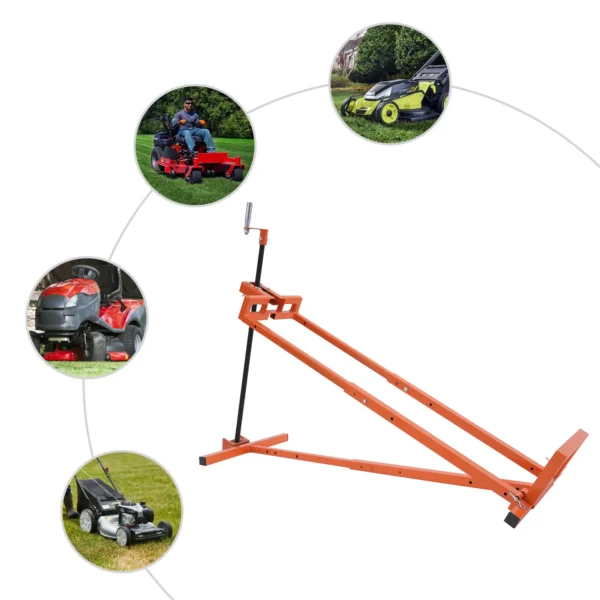 Cric Élévateur Télescopique pour Tondeuse et Tracteur de Jardin – Outil d’Entretien Facile et Sécurisé - Image 2