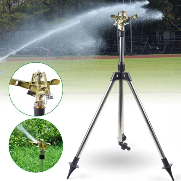 Arroseur Rotatif 360° sur Trépied – Équipement d’Irrigation Agricole et de Pelouse Réglable - Image 13