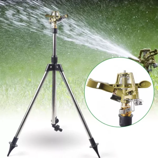 Arroseur Rotatif 360° sur Trépied – Équipement d’Irrigation Agricole et de Pelouse Réglable - Image 12