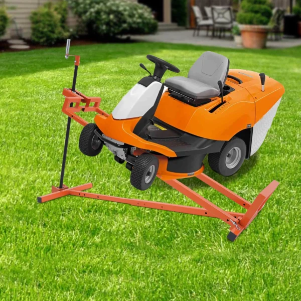 Cric Élévateur Télescopique pour Tondeuse et Tracteur de Jardin – Outil d’Entretien Facile et Sécurisé - Image 5