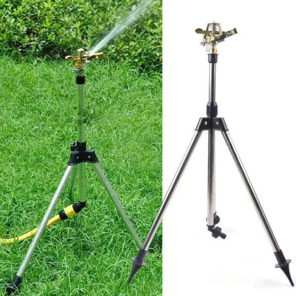 Arroseur Rotatif 360° sur Trépied – Équipement d’Irrigation Agricole et de Pelouse Réglable - Image 2